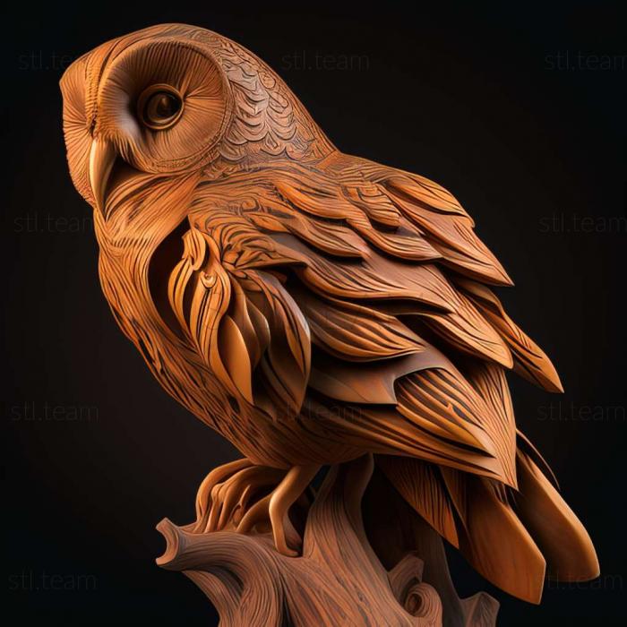 3D model owl (STL)